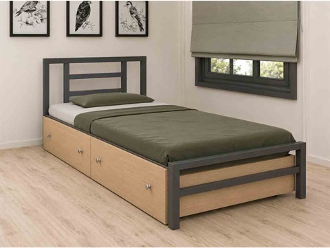 تخت تک نفره فلزی M800
